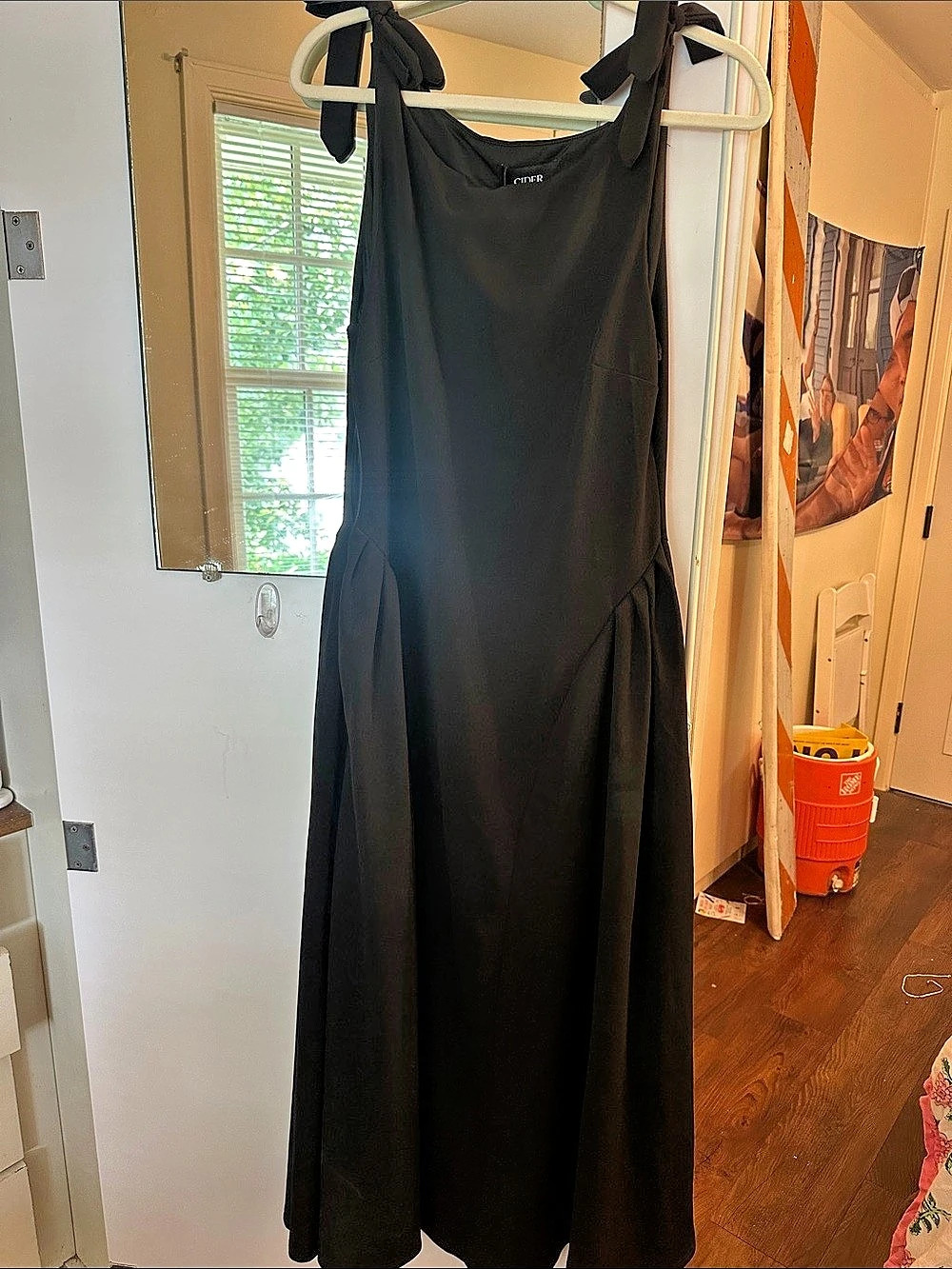 Cider Black Maxi Dress Size XL NWT